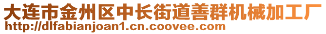 大連市金州區(qū)中長街道善群機械加工廠