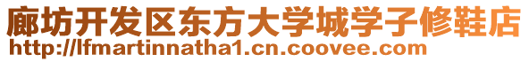 廊坊開發區東方大學城學子修鞋店