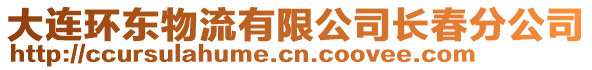 大連環(huán)東物流有限公司長(zhǎng)春分公司