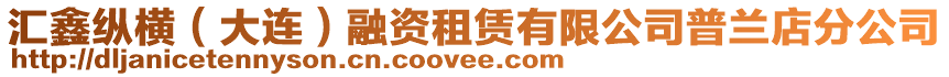 匯鑫縱橫（大連）融資租賃有限公司普蘭店分公司