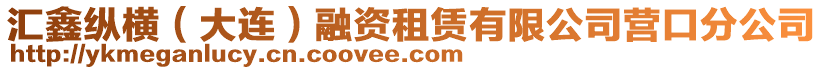 匯鑫縱橫(大連)融資租賃有限公司營口分公司