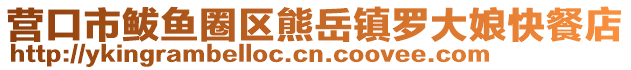 營(yíng)口市鲅魚圈區(qū)熊岳鎮(zhèn)羅大娘快餐店
