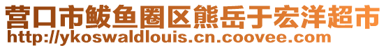 營(yíng)口市鲅魚(yú)圈區(qū)熊岳于宏洋超市