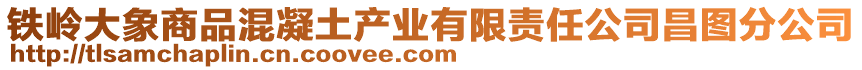 鐵嶺大象商品混凝土產(chǎn)業(yè)有限責(zé)任公司昌圖分公司