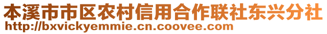 本溪市市區(qū)農(nóng)村信用合作聯(lián)社東興分社