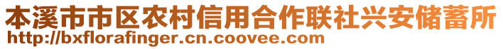 本溪市市區(qū)農(nóng)村信用合作聯(lián)社興安儲(chǔ)蓄所