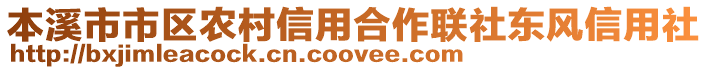 本溪市市區(qū)農(nóng)村信用合作聯(lián)社東風(fēng)信用社