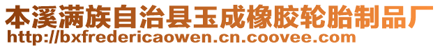 本溪滿族自治縣玉成橡膠輪胎制品廠