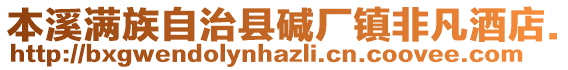 本溪滿族自治縣堿廠鎮(zhèn)非凡酒店.