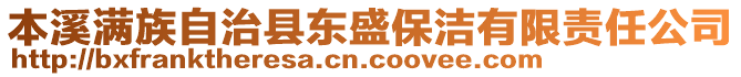 本溪滿族自治縣東盛保潔有限責任公司