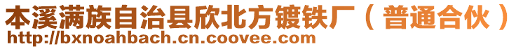 本溪滿族自治縣欣北方鍍鐵廠（普通合伙）