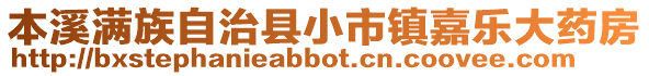 本溪滿族自治縣小市鎮嘉樂大藥房