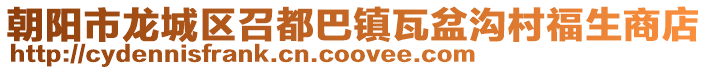 朝陽市龍城區召都巴鎮瓦盆溝村福生商店