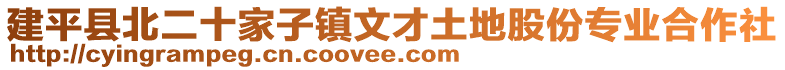 建平縣北二十家子鎮(zhèn)文才土地股份專業(yè)合作社