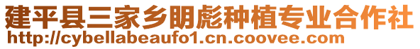 建平縣三家鄉(xiāng)眀彪種植專業(yè)合作社