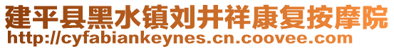 建平縣黑水鎮(zhèn)劉井祥康復(fù)按摩院