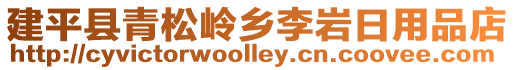 建平縣青松嶺鄉(xiāng)李巖日用品店