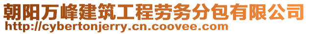 朝陽(yáng)萬(wàn)峰建筑工程勞務(wù)分包有限公司