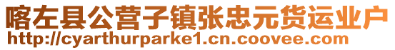 喀左縣公營子鎮(zhèn)張忠元貨運業(yè)戶