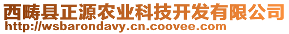 西疇縣正源農(nóng)業(yè)科技開發(fā)有限公司