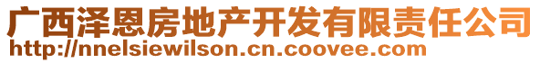 廣西澤恩房地產(chǎn)開發(fā)有限責任公司