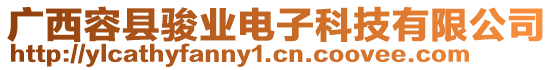 廣西容縣駿業(yè)電子科技有限公司