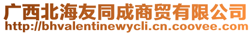 廣西北海友同成商貿(mào)有限公司