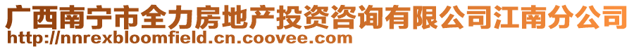 广西南宁市全力房地产投资咨询有限公司江南分公司