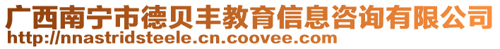 廣西南寧市德貝豐教育信息咨詢有限公司