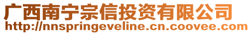 廣西南寧宗信投資有限公司