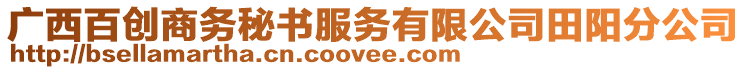 廣西百創(chuàng)商務(wù)秘書服務(wù)有限公司田陽(yáng)分公司