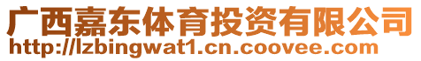 广西嘉东体育投资有限公司