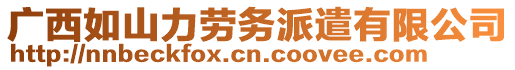 廣西如山力勞務(wù)派遣有限公司