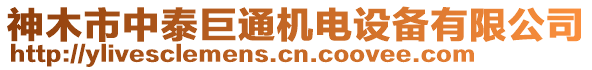 神木市中泰巨通機(jī)電設(shè)備有限公司