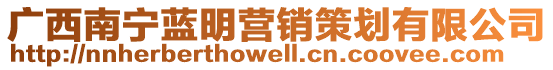 廣西南寧藍(lán)明營(yíng)銷策劃有限公司