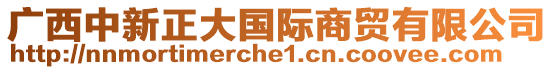 廣西中新正大國(guó)際商貿(mào)有限公司