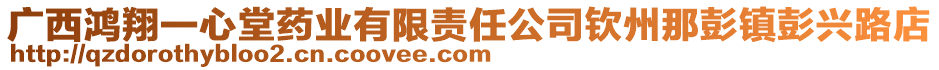 廣西鴻翔一心堂藥業(yè)有限責(zé)任公司欽州那彭鎮(zhèn)彭興路店