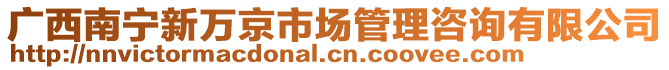 廣西南寧新萬京市場管理咨詢有限公司