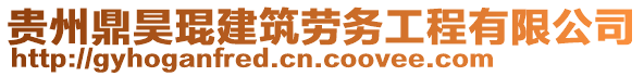 貴州鼎昊琨建筑勞務工程有限公司