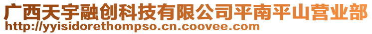 廣西天宇融創(chuàng)科技有限公司平南平山營(yíng)業(yè)部