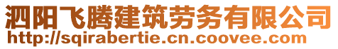 泗陽飛騰建筑勞務(wù)有限公司