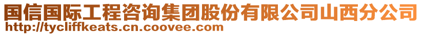 國信國際工程咨詢集團股份有限公司山西分公司