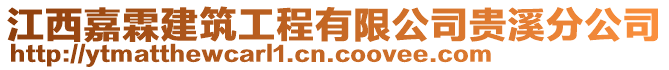 江西嘉霖建筑工程有限公司貴溪分公司