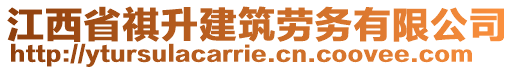 江西省祺升建筑勞務(wù)有限公司