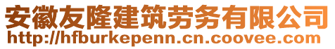 安徽友隆建筑勞務(wù)有限公司