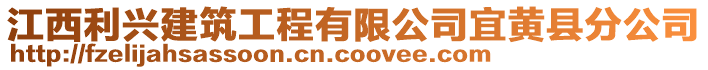 江西利興建筑工程有限公司宜黃縣分公司