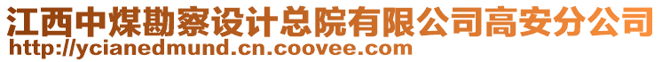 江西中煤勘察設(shè)計(jì)總院有限公司高安分公司