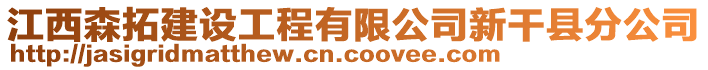 江西森拓建設(shè)工程有限公司新干縣分公司