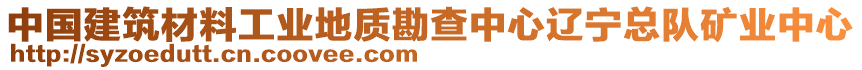 中國建筑材料工業地質勘查中心遼寧總隊礦業中心