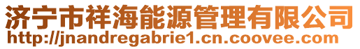 濟(jì)寧市祥海能源管理有限公司